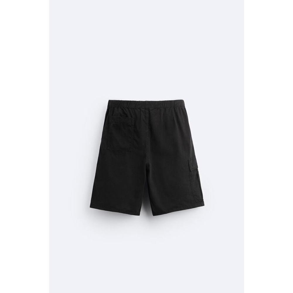 COTTON CARGO SHORTS - Picture 2 of 4